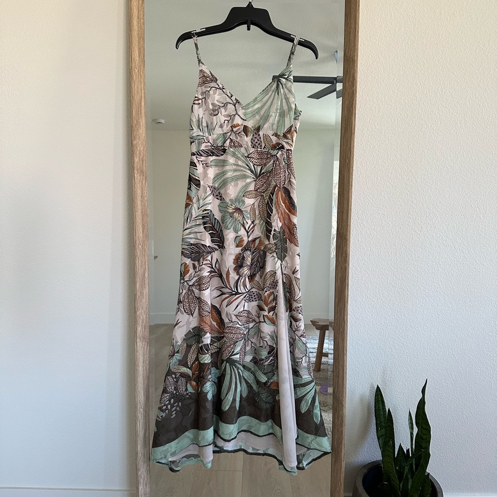 Super Natural Tropical Paradise Print Dress size XS